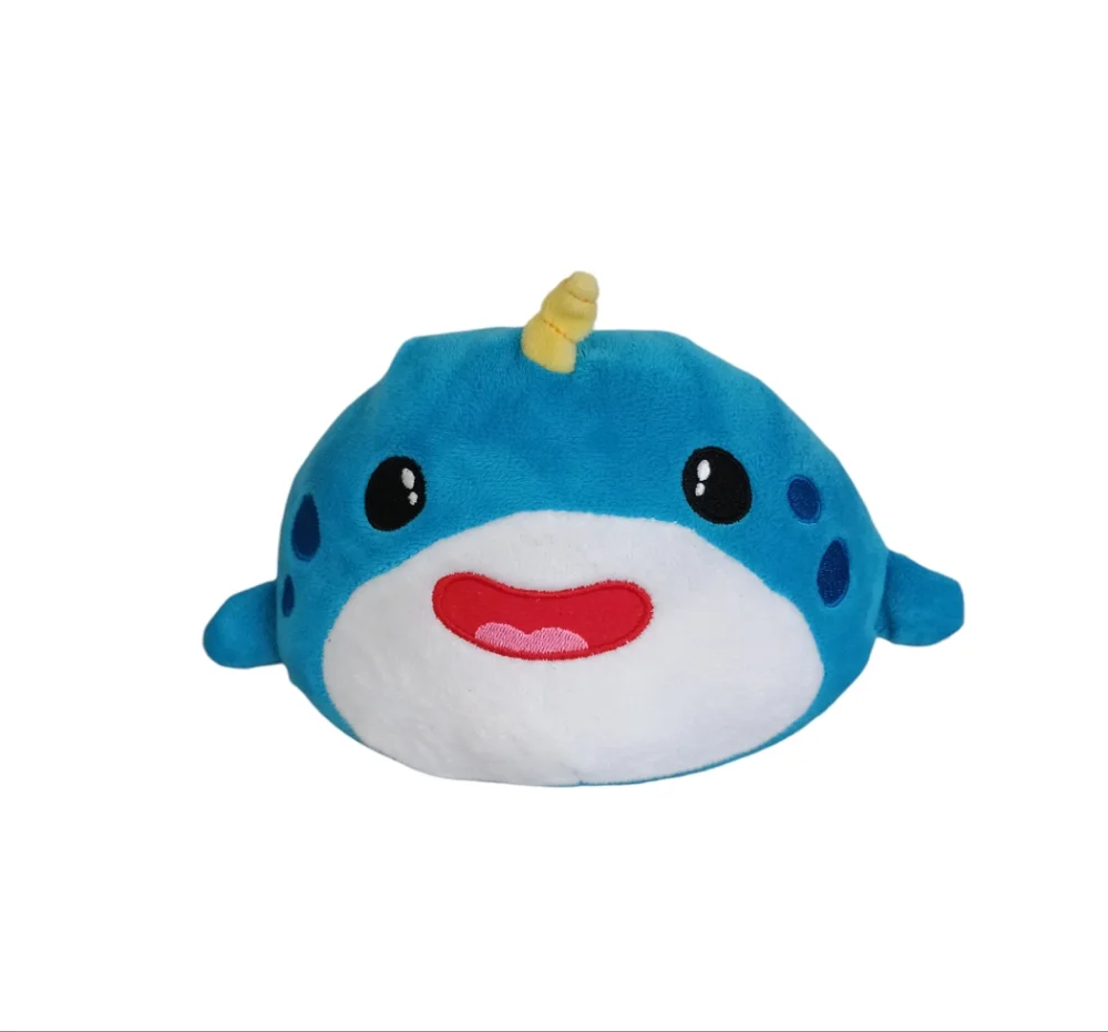 Fiesta Toys Cutie Beans Gumball 7β Plush Narwhal - Picture 1 of 14